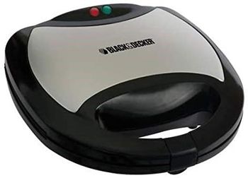 Black Decker 750w 3 In 1 Sandwich Grill And Waffle Maker Black