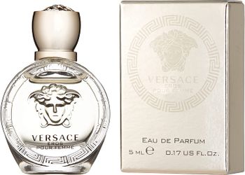 Versace Eros Pour Femme Miniature for Women | Eau de Parfum | 5 ml | Clear.
