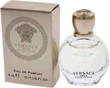 Versace Eros Pour Femme Miniature for Women | Eau de Parfum | 5 ml | Clear.
