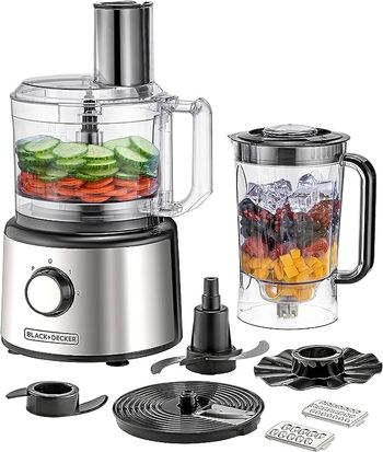 BLACK DECKER Multifunction Food Processor 750W 2L Capacity 25