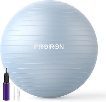 PROIRON Yoga Ball Anti-Burst Exercise Ball Chair with Quick Pump Slip  Resistant Gym Ball Supports