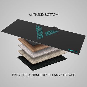 RAPOO Gaming Mouse Pad | Regular Anti-Skid Gaming Desk Pad