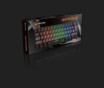 MK005 Hotswap 60 مخصص RGB بإضاءة خلفية صغيرة 61 مفتاحًا 60% لوحة مفاتيح ميكانيكية للألعاب للكمبيوتر