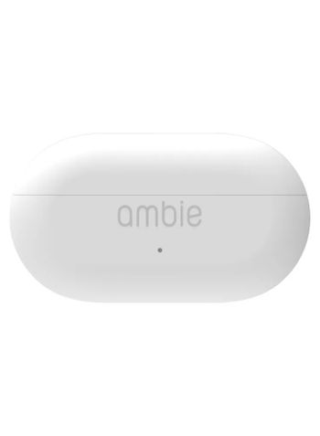 Ambie Sound Earcuffs AM-TW01 Bunching Earphones Bluetooth Waterproof Fully Wireless Comfortable To Wear/Full Compatibility Ear-clip Type Wearing Large-Capacity Charging HF Level Sound Quality - White