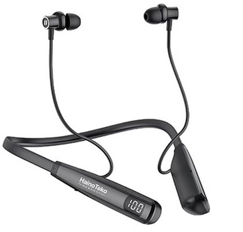 Haino Teko Germany HN 80 Wireless Bluetooth Neckband Earphone, Black