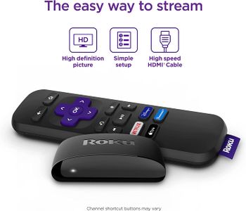 Roku Express HD Streaming Media Player Black