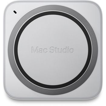 Apple Mac Studio M1 Ultra مع قارئ بطاقات UHS-II SDXC سعة تخزين 1 تيرابايت وذاكرة وصول عشوائي 64 جيجابايت (MJMW3LL / A) فضي