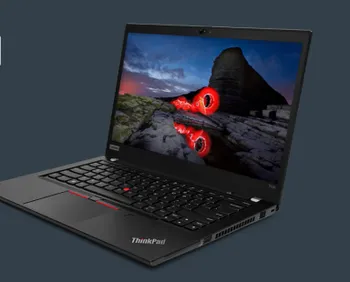 Lenovo Thinkpad T495 14'' Touch Mobile Workstation Business laptop - Radeon Vega 10 Graphics 2GB , Ryzen 7 Pro 3700u, 32GB DDR4 Ram, 512GB NVme SSD, ENG Backlit  Keyboard, Windows Hello ( Face Recognition ) Finger Print , Win 10 Pro , Black