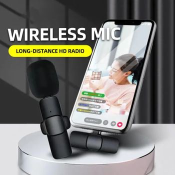 K8 Wireless Microphone Professional Type-C Long Range Outdoor Mobile Phone Wireless Microphone