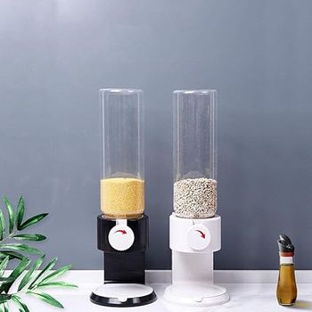 Dry Food Storage Containers Airtight Wall Hanging for Rice Coffee Beans random color