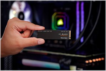 ويسترن ديجيتال بلاك SN850X NVMe 2 تيرابايت SSD WDBB9G0020BNC-WRWM - أسود