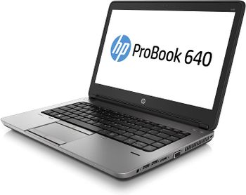 HP Probook 640 G1- 4th Gen Core i5, 8GB RAM, 256GB SSD - 14'' Non reflective Display, DVD Super Multi Drive, USB 3.0, Windows 10 Pro