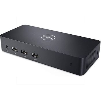 Dell D3100 Docking Station, USB 3.0 Ultra HD Triple Video (DisplayPort, 2x HDMI, 6x USB, RJ45) Black