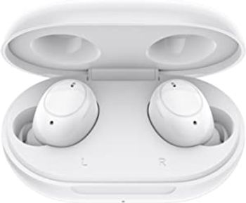 OPPO Enco Buds Wireless Headphones, Noise Cancelling Calls, Bluetooth 5.2, USB Type-C, White