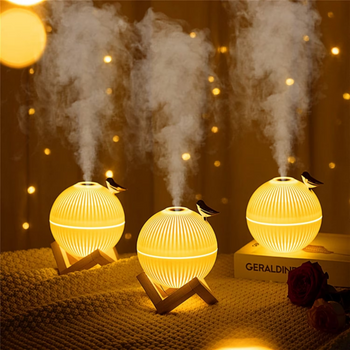 Lark bird mini humidifier, three levels of ambient light, two fog modes