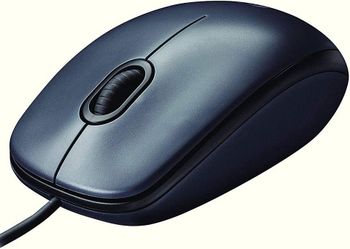 Logitech M90 USB Mouse - Dark Grey