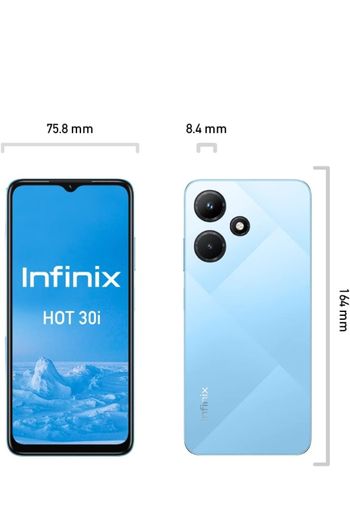 Infinix Hot 30i X669C Dual SIM, 4GB RAM Up To 8GB, 128GB ROM- Blue