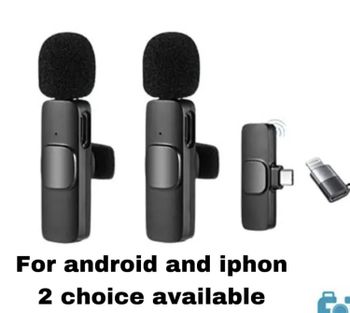 K9 Wireless Dual Microphone for Iphone and Android