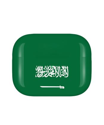 Apple Airpods Pro (2nd Generation) Customized By Caviar Glossy Saudi Arabian Flag