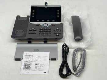 هاتف فيديو IP متعدد المنصات من سيسكو CP-8845-K9 5 Line (مزود الطاقة غير مدرج)