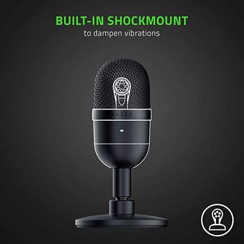 Razer Seiren X USB Super Cardioid Condenser Microphone (RZ19-02290100-R3U1) Classic Black