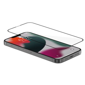 Moshi - iPhone 13 Pro Max - Airfoil Pro Anti-Shatter Screen Protector - Clear with Black Frame