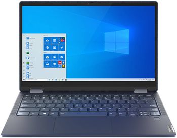 Lenovo Yoga 6 -13ALC6 2 in 1 laptop - AMD Ryzen 5 5500U (2.1GHz Up to 4.0GHz) - 16GB Ram LPDDR4X - 512GB NVMe SSD - 13.3" FHD (1920 x 1080) IPS, 300 nits X360 Display, Eng/Arabic Backlit Keyboard - AMD Radeon Graphics - Finger print security - wi