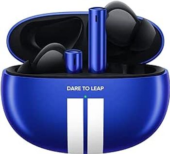 realme Buds Air 3 Wireless Earbuds, Active Noise Cancellation,Up to 30 Hours Playtime, IPX5 Water Resistance - Nitro Blue…