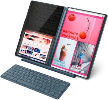 Lenovo Yoga Book 9 13IRU8 13.3 Inch 2.8K Dual Display, Intel i7-1355U Integrated Intel® Irish® Xe Graphics Windows 11 Tidal Teal - 1TB SSD - 16GB RAM [82YQ0025AX]