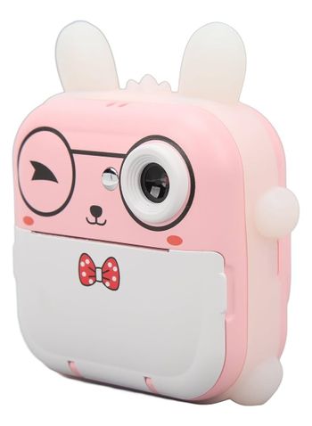 Instant Print Camera for Kids, 24MP Multi Zoom Thermal Print Digital Camera, Birthday Gifts for Girls Boys (Pink)