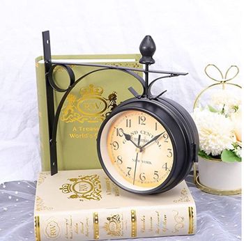 European Style Double Sided Vintage Wall Clock | Home Décor