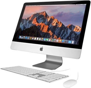 Apple iMac 21.5inch A1418 (2013) Core i5 16GB RAM 512GB SSD 1.5GB Graphic, Wired keyboard and mouse - Silver