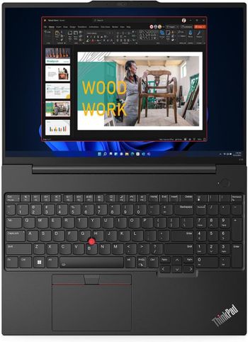 Lenovo 21JT001AUS ThinkPad E16 Gen 1, 16 Inch AMD Ryzen 7, 16GB Ram ,512GB SSD, AMD Radeon Graphics, Graphite Black, Windows 11 Pro