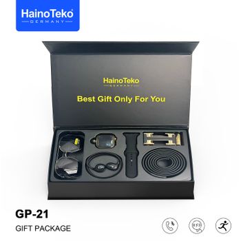 Haino Teko GP 21 Smart Watch Gift Box with Sunglasses, Belt and Neckband