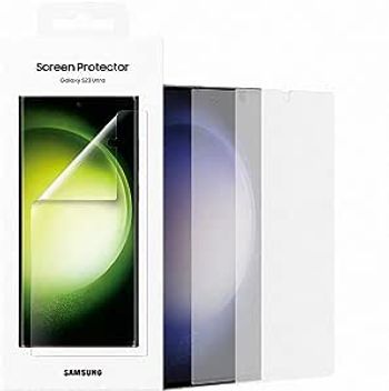 SAMSUNG Galaxy S23 Ultra Screen Protector Transparent, Cream, EF-US918CTEGWW…