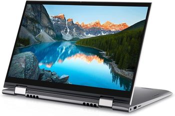 Dell Inspiron 14 5410 2 in 1 Laptop - 14 Inch FHD 11th Generation Core i5 WiFi 6 Windows 11 Home (1920*1080) Touch x360 Display 1135G7 - Nvidia Geforce MX350 2GB Graphics- Intel Iris Xe Graphics - HDMI Finger print Backlit English/Arabic keyboard 512GB NV