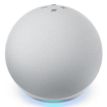 مكبر الصوت الذكي Echo 4 مع Alexa Glacier White