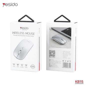 Rechargeable wireless Mouse - Silver