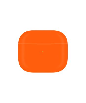 Apple Airpods (3rd Generation) Customized By Caviar Matte Neon Orange