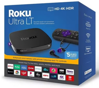 Roku Ultra LT 2019 HD 4K HDR Media Streamer