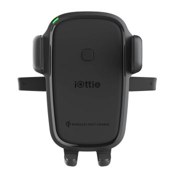 iOttie EASY ONE TOUCH WIRELESS 2 Car Mount & Charger - معتمد من Qi أو لوحة القيادة أو حامل الزجاج الأمامي ، لـ iPhone 11 Pro Max / 11 Pro / 11 / XR / XS Max / XS / X / 8 Plus ، Samsung ، Huawei وغيرها من الأجهزة التي تدعم Qi