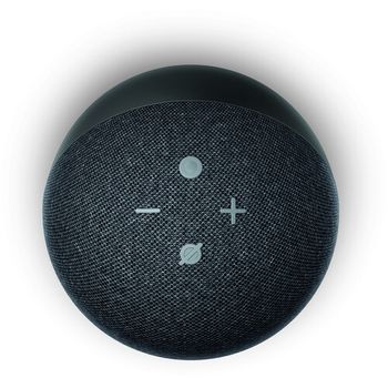 Amazn Echo Dot 4th Gen Speaker With Bluetooth and Wi-Fi Connectivity Charcoal