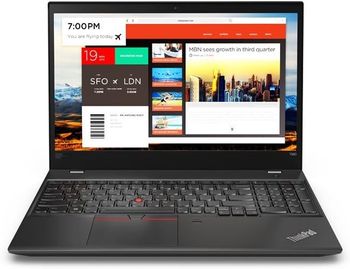 Lenovo 20L90019US Thinkpad T580 20L9 15.6" Notebook Windows Intel Core i5 1.7 GHz 16 GB RAM 512 GB SSD, Black Window 10 professional Keyboard English /Arabic