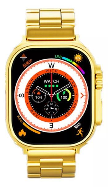 X8 Ultra Max Smartwatch Golden Edition With Extra Strap