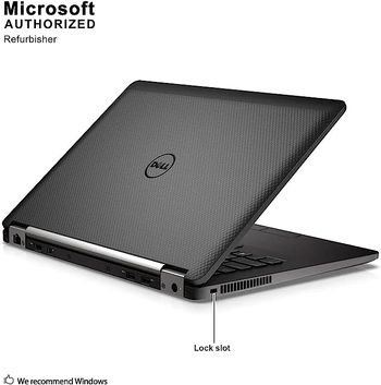 Dell Latitude E7470 شاشة تعمل باللمس Ultrabook - Intel Core i7-6600U 2.6 جيجا هرتز 16 جيجا بايت 512 جيجا بايت SSD لوحة مفاتيح باللغة الإنجليزية / العربية Windows 10 Pro