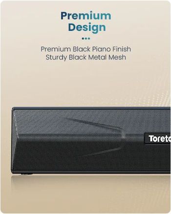 TORETO Sound Blast Bluetooth Speaker With Mic, Deep Bass, TOR-348