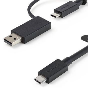 Lenovo Hybrid USB-C with USB-A Cable (4X90U90618) USB cable 1 m USB 3.2 Gen 1 (3.1 Gen 1) USB A/USB C USB C - Black