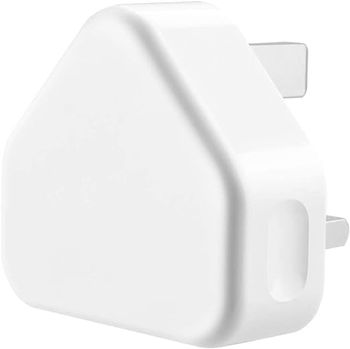 HRX-UK USB Mains Charger Plug Adaptor 1A/1000mAh, 3 Pin Plug, Fast Charging Plug for USB Cables