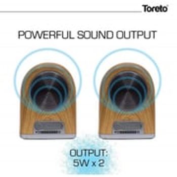 TORETO Magnetic Twin Magno Bluetooth Speaker TOR-310