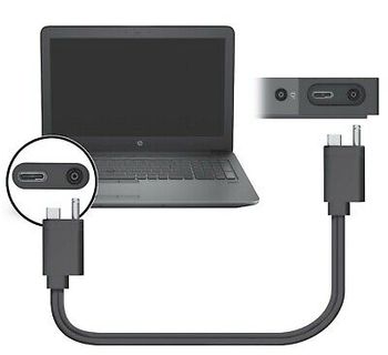 Genuine HP ZBook Thunderbolt 3 Power Cable for ZBook Z4P20UT 855116-001, 843010-001 914966-001